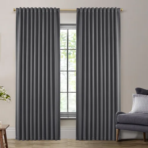 Miniatura 22 de SHINELAND Cortinas opacas cortas para ventanas de dormitorio, cortinas de baño, 45 pulgadas de largo
