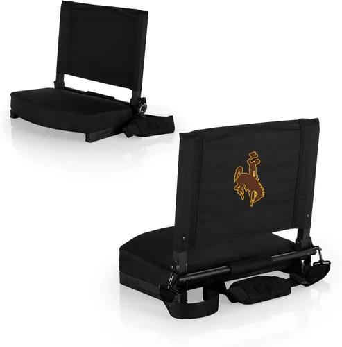 Miniatura 30 de PICNIC TIME NCAA Georgia Bulldogs Gridiron - Asiento de estadio, ligero, silla plegable portátil para gradas y bancos, (negro)
