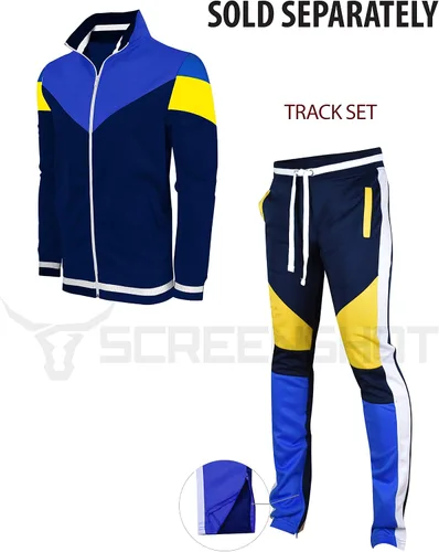 Miniatura 4 de Screenshot - chaqueta deportiva para hombre, estilo hip hop, de alta calidad, estilo ajustado, con cintas en los laterales