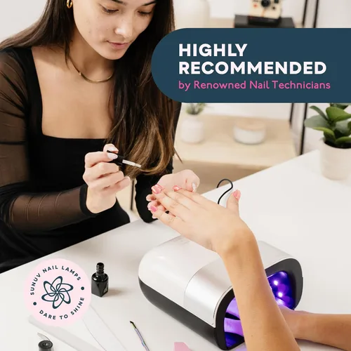Miniatura 8 de SUNUV SUN3 - Lámpara de uñas LED UV profesional, luz UV con cable para uñas de gel y esmalte con 4 temporizadores y sensor inteligente, 39 cuentas