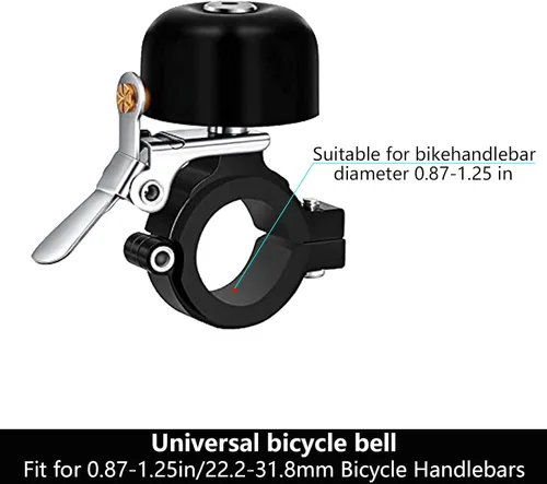 Miniatura 3 de Greallthy Bike Bell Classic Brass Bicycle Bell,Bike Bells for Adults Youth, Loud Retro Bell for Road & Mountain Bikes, Universal Handlebar Fit