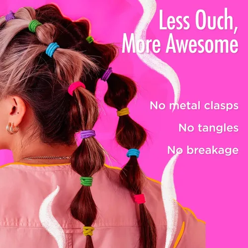 Miniatura 8 de Goody Elásticos Ouchless para niñas, 0.08 pulgadas, 72