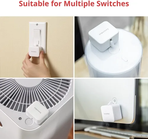 Miniatura 3 de Switchbot Empujador de botón de interruptor inteligente (Bluetooth): Fingerbot para interruptor basculante/botones unidireccionales, control