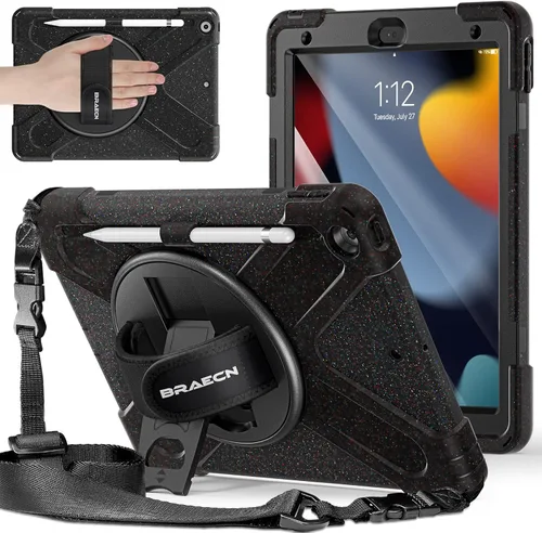 Miniatura 11 de BRAECNstock - Funda para Apple iPad de 9ª/8ª/7ª generación, de 10.2" 2021/2020/2019, funda protectora a prueba de golpes para iPad de 10.2 pulgadas