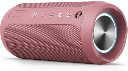 EDUPLINK - Altavoz Bluetooth IPX7 impermeable, altavoz inalámbrico con graves, 20 horas de reproducción, emparejamiento estéreo TWS, altavoces