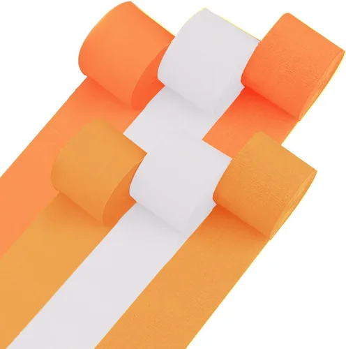 Miniatura 16 de 12 rollos de serpentinas de arcoíris únicos, paquete de 12 rollos de papel crepé arcoíris únicos de 984 pies para decoraciones de fiestas, Multicolor