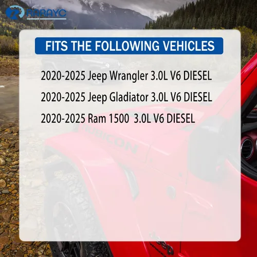 Miniatura 2 de Juego de filtros de aceite para motor Ecodiésel de reemplazo para 2020 2021 2022 2023 2024 2025 Ram 1500 DT, Wrangler JL 2021 Gladiator
