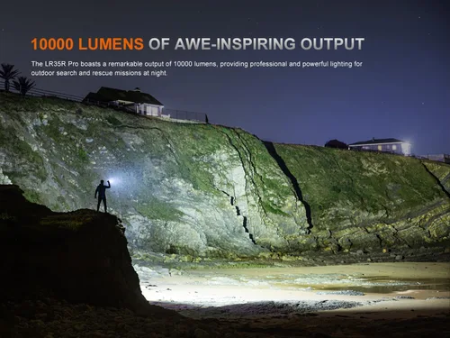 Miniatura 3 de Fenix LR35R Pro Linterna ultra brillante de 10,000 lúmenes con luz roja y luz UV, y organizador Lumentac