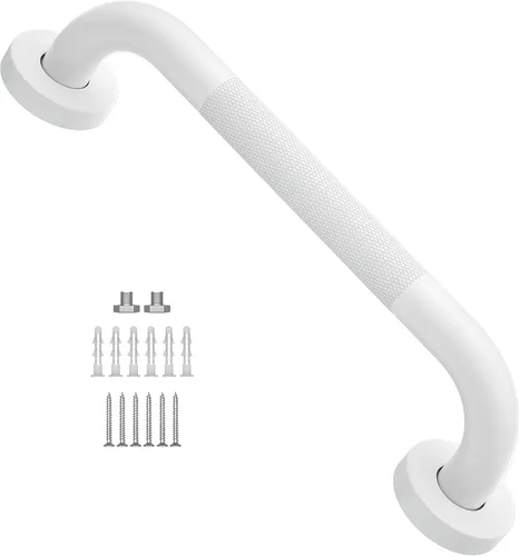 Miniatura 19 de Barra de agarre antideslizante de 12 pulgadas para ducha, Munzong, barra de baño de acero inoxidable, barra de equilibrio de baño satinada