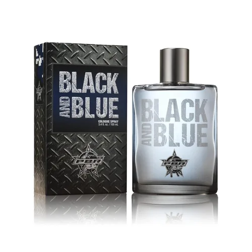 Tru Western PBR Black and Blue - Espray de colonia para hombre, notas cítricas, salvia, lavanda, sándalo y pachulí, 3.4 fl oz (3.4 fl oz)