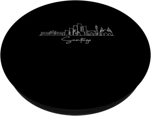Miniatura 2 de city skyline Santiago Chile PopSockets PopGrip intercambiable