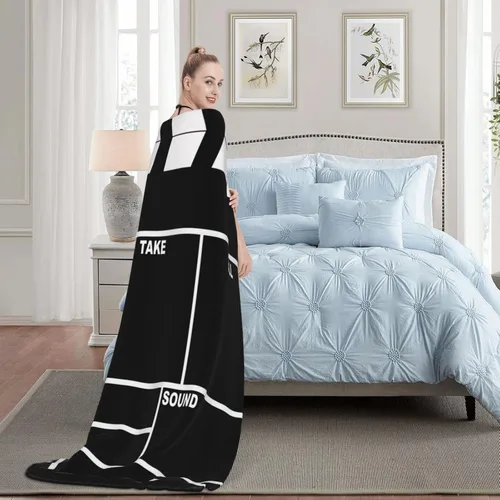 Miniatura 7 de Jet Fighter - Manta suave de microfelpa para todas las estaciones, manta gruesa y cálida de franela para cama, sofá y sillón, 50 x 40 pulgadas