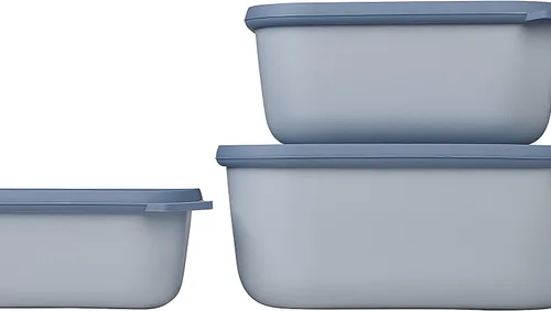 Miniatura 8 de Mepal Juego de 3 piezas Cirqula Multi Bowl - Contenedor de almacenamiento de alimentos con tapa - Adecuado como caja de almacenamiento hermética
