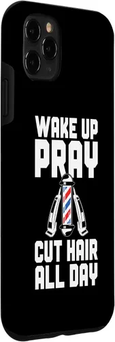Miniatura 3 de iPhone 11 Pro Max Barbershop Wake Up Pray Cut Hair All Day Barbershop