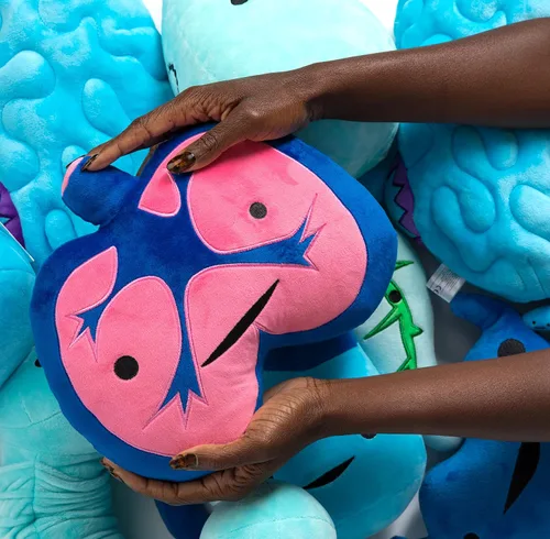 Miniatura 2 de I Heart Guts Peluche de pulmones – Juguete educativo lindo de órgano de 10.5 pulgadas para asma, EPOC y cirugía torácica – Divertido regalo