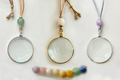 Miniatura 13 de by Wendra Collar con aumento, elementos naturales para aumentar la visión y la energía. ¡Deja tus lentes de lectura en casa! La Loupe
