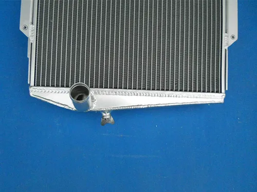 Miniatura 5 de Radiador de aluminio completo de 3 filas para 1966-1970 Datsun Roadster Fairlady Manual 1967 1968 1969 + ventilador