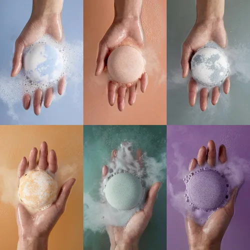 Miniatura 4 de Sprig by KOHLER - Juego de regalo de bombas de baño, hipoalergénico, fabricado con ingredientes botánicos naturales e ingredientes de primera