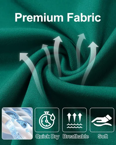 Miniatura 100 de MAGCOMSEN Camisas de manga larga para hombre, protección solar UPF 50+, camisetas atléticas para senderismo, correr, entrenamiento, protección