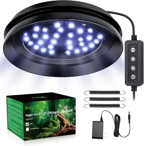 Luz UVB para reptiles con atenuación, bombilla LED UVB para dragón barbudo, Gecko, lagarto, tortuga, serpiente, brillo ajustable, lámpara UVA UVB