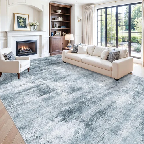 Miniatura 11 de Alfombra antideslizante lavable de 2 x 3 pies - Alfombra suave de pelo bajo para cocina, entrada y dormitorio - Tapete moderno para puerta