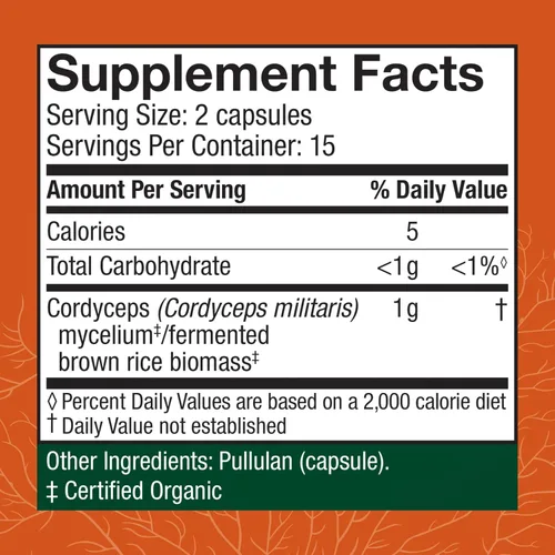 Miniatura 2 de Host Defense® Cordyceps Cápsulas, 30, 1