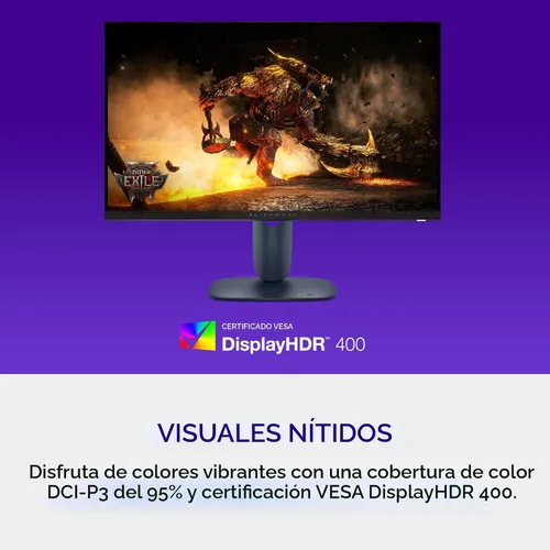 Miniatura 4 de Alienware 27 Monitor para juegos - AW2725DM - Pantalla QHD de 27 pulgadas 180Hz 1ms, IPS, NVIDIA G-SYNC, AMD Freesync, VESA AdaptiveSync.