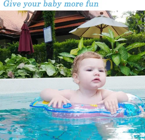 Miniatura 6 de Baby Swimming Float Ring,Baby Inflatable Pool Floatie Baby Water Float Infant Swim Pool Rings for Toddler Kid Age 6-48 Months, Bathtub Toys Pool