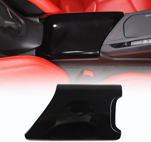 Miniatura 11 de CHEAYAR Funda para Reposabrazos de Interior de Coche, Caja de Consola Central Compatible con Chevrolet Corvette C8 2020-2023, Cubierta de Protección