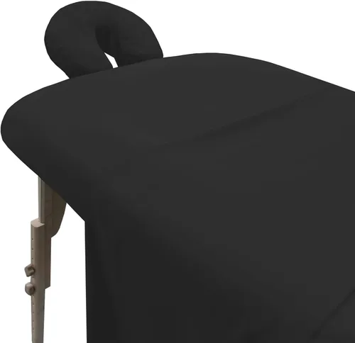 Miniatura 10 de London Linens Juego de sábanas de microfibra suave para mesa de masaje de 3 piezas, incluye funda para mesa de masaje, sábana bajera ajustable