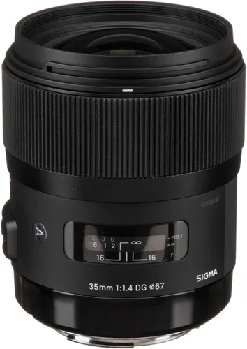 Sigma 35mm F1.4 Art DG HSM Lens para Canon, Negro, 3.7 x 3.03 x 3.03 (340101)