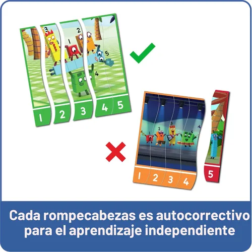 Miniatura 3 de hand2mind Juego de rompecabezas de secuencia Numberblocks, Tarjetas de secuencia, Juego de emparejar, Juguetes matemáticos, Juguetes educativos
