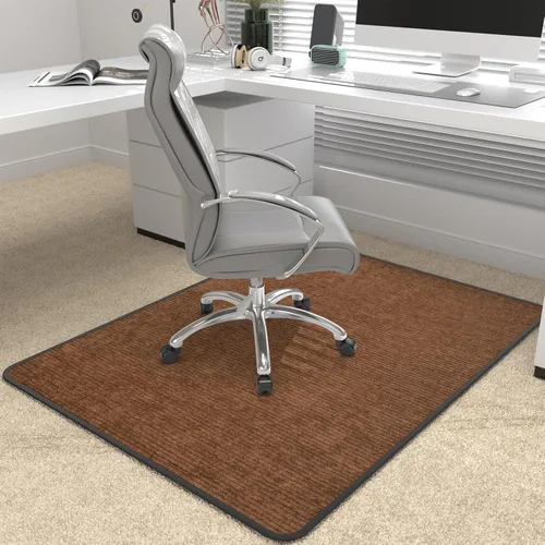 Miniatura 16 de Placoot Tapete para silla de escritorio para suelo de madera dura y azulejos 55"x35" Tapete para silla de oficina para sillas rodantes Grande