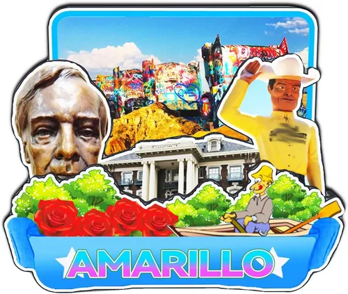 Orlaybar Amarillo Texas USA America Decorative Magnet 3D Refrigerator City Travel Souvenir Tourist Gifts Handmade Craft Fridge Magnet Home