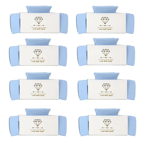 Miniatura 32 de 8 piezas de regalos de propuesta para dama de honor, juego de 8 pinzas de cabello de 10.4 cm cuadrados para despedida de soltera, ideas de regalo