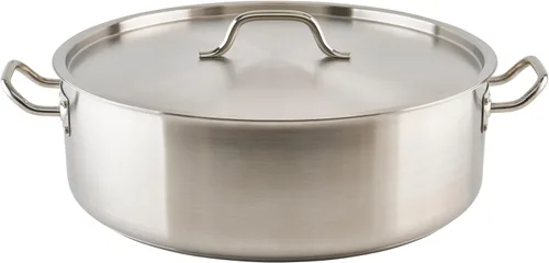 Miniatura 13 de Winco - Brasero de acero inoxidable de grado comercial con tapa, 20 cuartos de galón