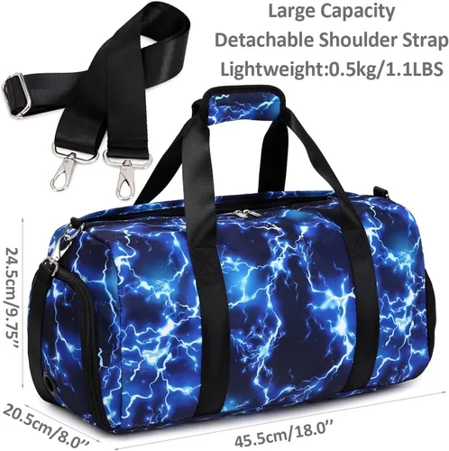 Miniatura 3 de Bolsa de baile para niñas, bolsa deportiva para niñas, niños, bolsa de gimnasio para niños, bolsa de ballet para niños, bolsa de noche