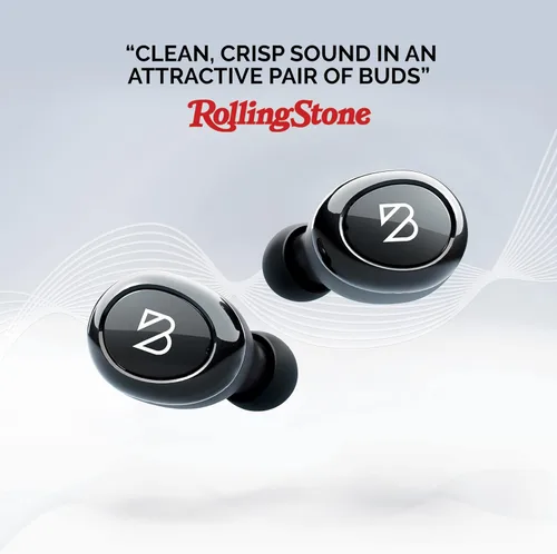 Miniatura 2 de Back Bay Audio Duet 50 Pro - Auriculares Bluetooth inalámbricos a prueba de sudor, batería de 130 horas de duración para iPhone, Android, mini
