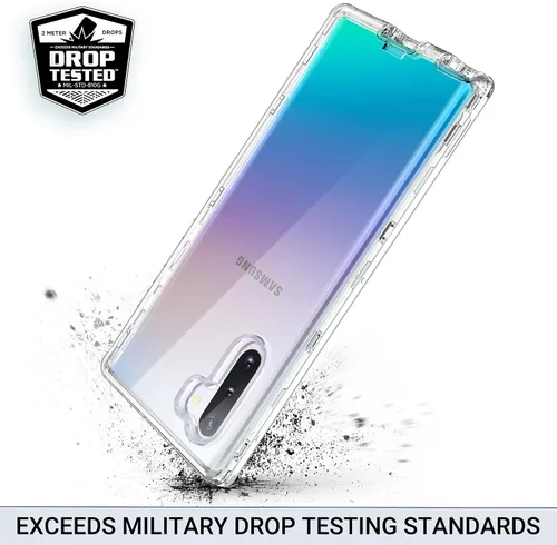 Miniatura 6 de ULAK Funda para Galaxy Note 10, resistente a los golpes, resistente, funda protectora transparente de TPU suave para Samsung Galaxy Note 10 de 6.3