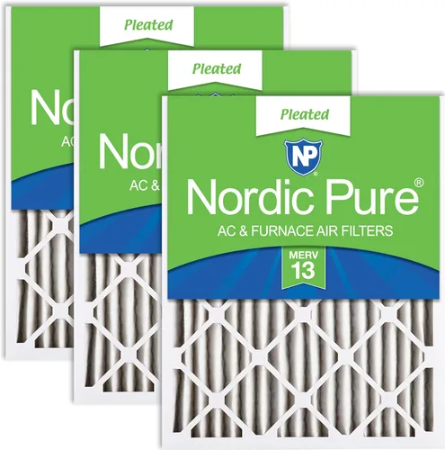 Miniatura 18 de Nordic Pure Filtros de aire plisados MERV 12 de 24 x 24 x 2 (tamaño real: 23 3/8 x 23 3/8 x 1 3/4)