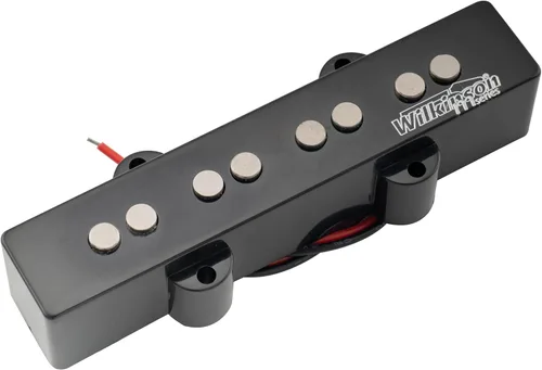 Wilkinson M-series WOJB Variable Gauss Alnico 5 Jazz Bass Bridge Pickup tono vintage para bajo eléctrico estilo JB de 4 cuerdas, negro
