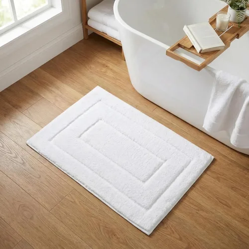 Miniatura 102 de GRANNY SAYS Alfombras de baño antideslizantes, lavables, extra suaves y absorbentes de agua para baño, alfombra de baño peluda de felpa, alfombra