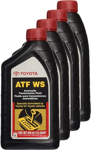 Líquido genuino de transmisión automática (ATF) Toyota Lexus, 1 cuarto; ATF de estándar mundial WS (4 unidades)
