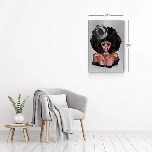 Miniatura 6 de Arte de pared afroamericano, decoración de pared de arte negro, arte negro afroamericano, arte de pared de niña negra, impresión afroamericana, arte