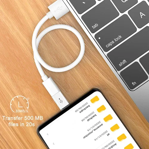 Miniatura 4 de Adaptador Micro USB a USB C (paquete de 4), adaptador Micro-USB hembra a USB-C macho OTG compatible con Samsung Galaxy, LG, Huawei, teléfonos