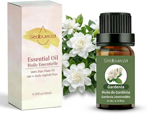 Miniatura 20 de Sedbuwza Aceite esencial de jazmín, aceite de fragancia de jazmín orgánico puro para difusor, humidificador, jabón, vela, perfume