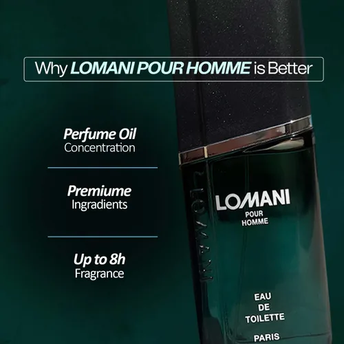 Miniatura 4 de Lomani Signature Eau de Toilette Spray para hombre, 3.3 onzas
