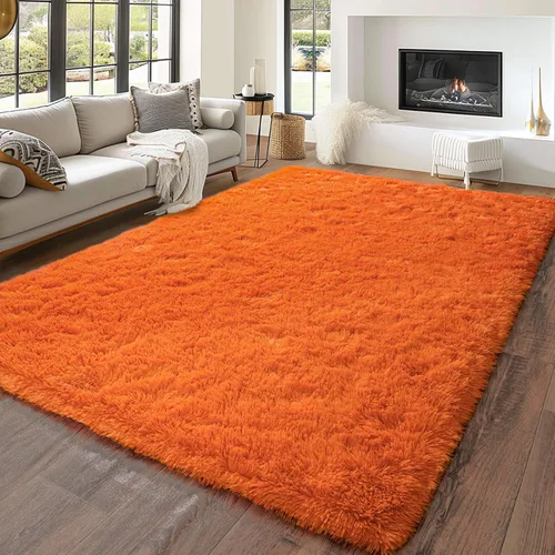 Miniatura 118 de Dssimo - Alfombra superesponjosa para la habitación, alfombra de área moderna, pequeña, suave y acogedora de felpa para niños, niñas y adolescentes