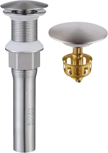 Miniatura 10 de KAIYING - Tapón de drenaje desplegable, tapón de drenaje para fregadero de baño con desbordamiento, conjunto de drenaje para fregadero de recipiente