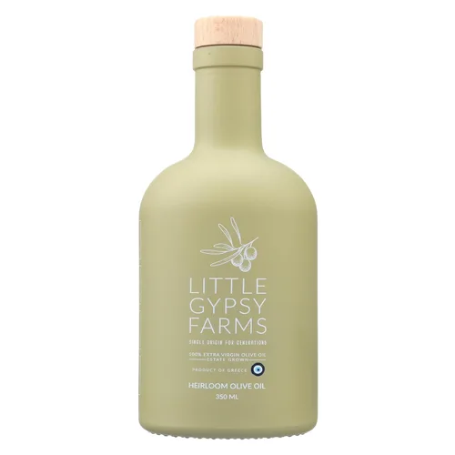AOVE reliquia | Little Gypsy Farms - Aceite de oliva virgen extra griego cultivado en finca | Variedad de oliva más saludable | 5X polifenoles -